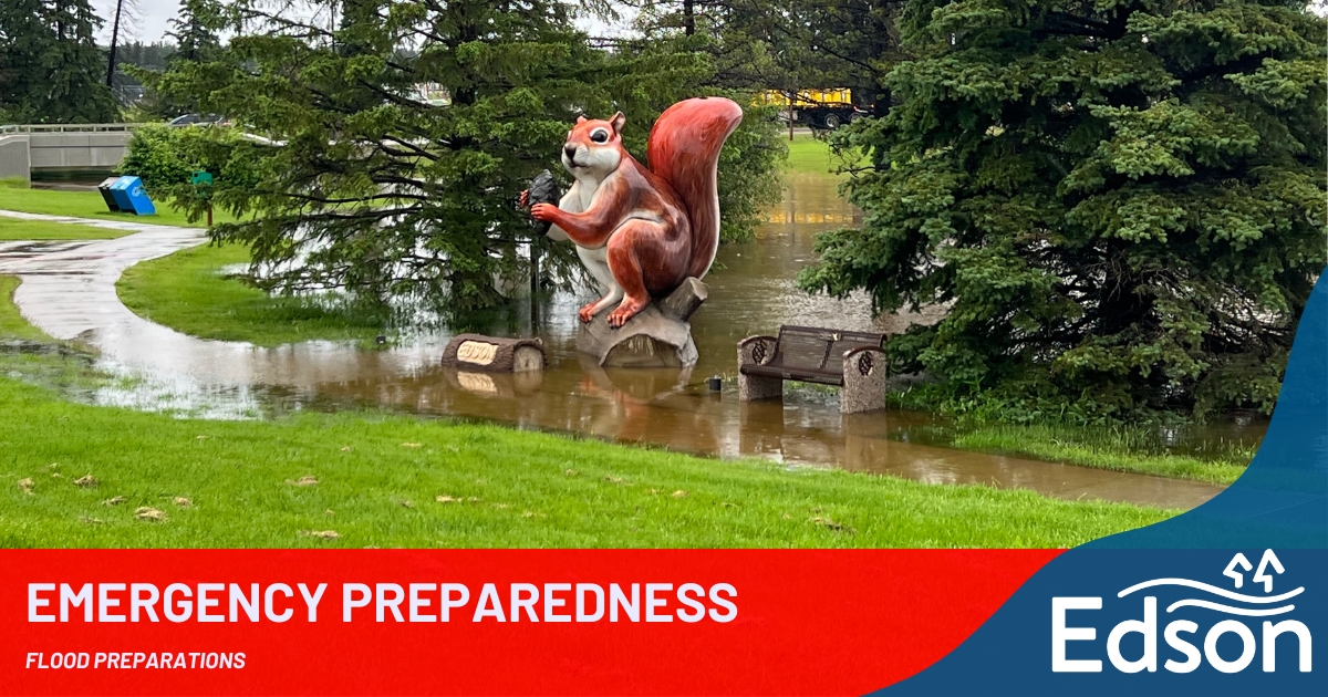 Springtime is the start of flood season in Alberta. Here are a few preventative action items to #BePrepared: 
 
• Use weather protection sealant around basement windows and doors. 
• Ensure downspout drainage moves water away from the property. 
• Install a sump pump.