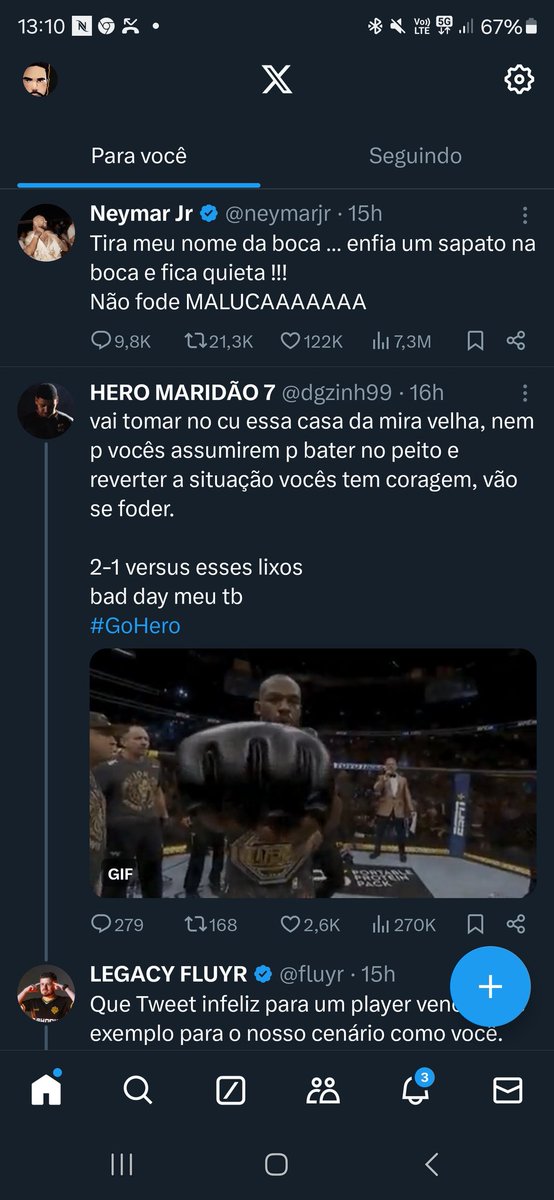 Dei de cara nessa sequência, o bagulho ta doido hj.