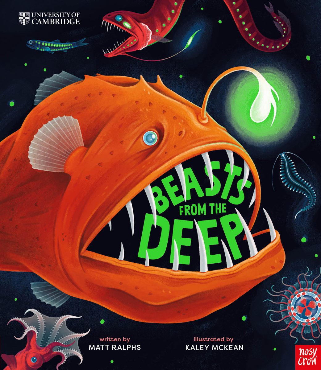 My new book Beasts from the Deep is out on the 6th June! Filled with incredible facts about the deepest creatures and stunning illustrations from  <a href="/KaleyMcKean/">Kaley McKean</a>  Published by <a href="/NosyCrow/">Nosy Crow</a>