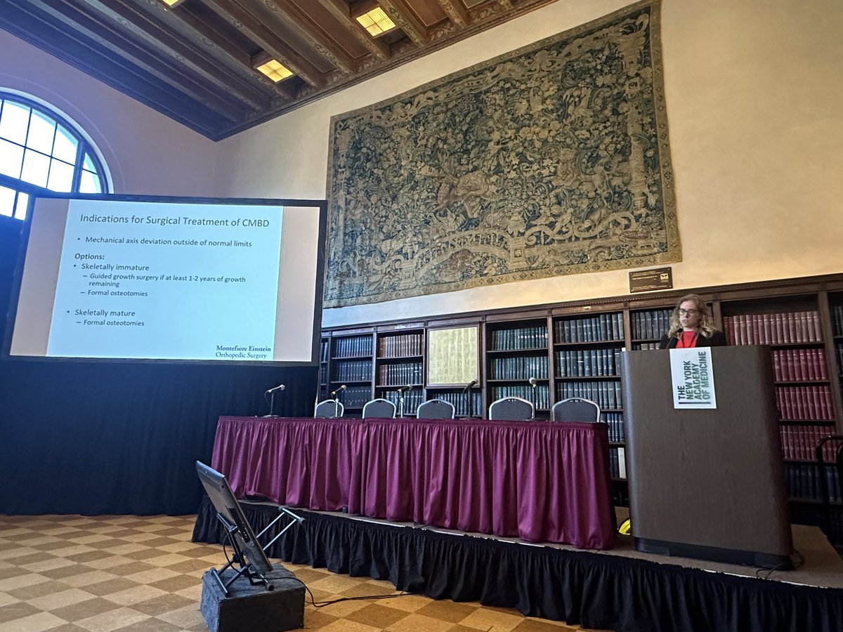 Orthopedics and #Cystinosis with Dr Melinda Sharkey at the New York Academy of Medicine 

#cystinosis #RareDisease