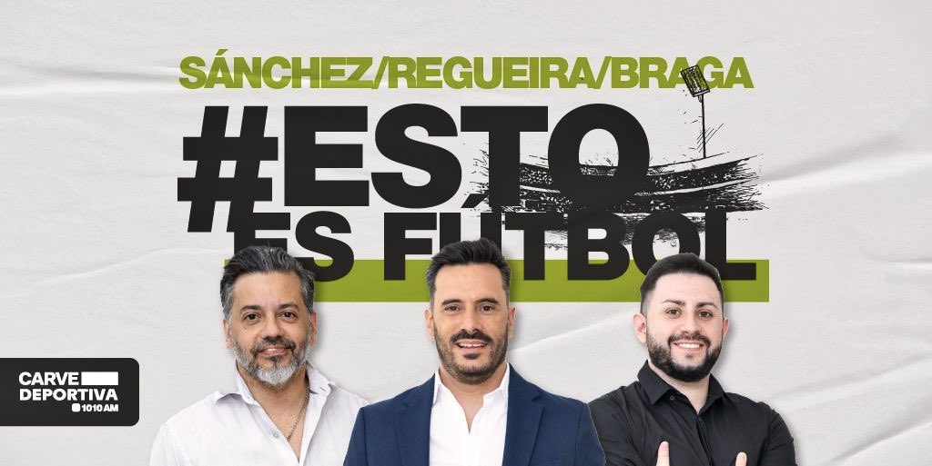 🔛 ¡AIRE! ▶️ Comenzó #EstoEsFútbol en la 1010 AM 🎙️ Equipo: @RegueiraRelator, @SebaSanchezuy y @hernanbraga1 📌 Hablamos de la derrota de Nacional 1-2 ante Libertad. 📌 Liverpool perdió 1-2 ante Independiente del Valle y quedó sin actividad internacional. 📌 Danubio igualó