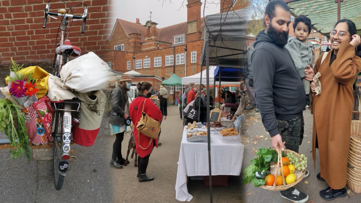 See you TOMORROW for veg, fruit incl fresh strawberries, bread, pastries, flour, eggs, dairy, meat, chicken, honey, olive oil, cheese, apple juice, teas

PLUS locally grown flowers, cards &amp; prints by local artists, second hand books

AND A POP-UP INDIAN STREET FOOD CAFE

10am-1pm