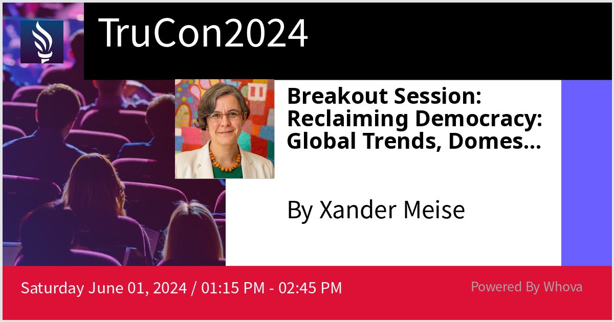 hvlawwilltravel's tweet photo. It’s one of my favorite times of the yr - #TruCon! If you’re here come check out our session on #RuleOfLaw & Reclaiming #Democracy: Global Trends, Domestic Threats, & Fighting Autocracy. @TrumanCenter @TrumanProject #TruCon2024 #TruCon24 https://t.co/sN4vwro3VL