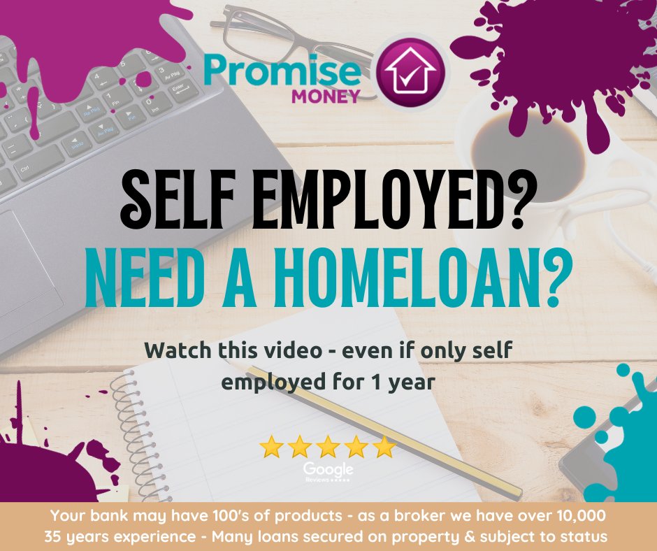 Secured loans are a great way for self-employed homeowners to raise cash for business or personal use.

With more generous acceptance terms there is no need to change your mortgage.

promisemoney.co.uk/secured-loans/…

#promisemoney #mortgage #remortgage #securedloan #secondcharge