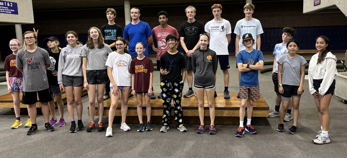 We had an amazing week with <a href="/BWest_XC/">Tbird Cross Country</a> as we both held the Bellevue United XC Camp! Thanks to all who attended. Summer conditioning for East starts next Monday at 7a in front of the south gym. Let’s make some summer gains 💪🏃‍♂️
#werunthesestreets