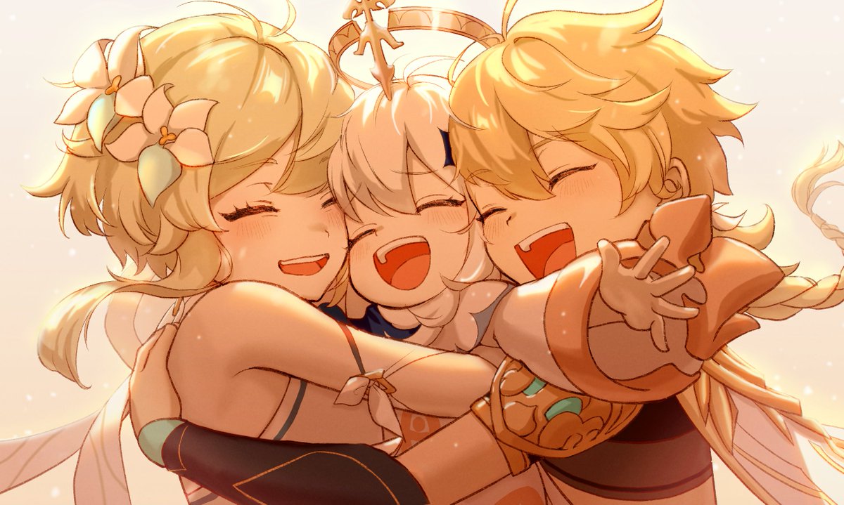 Schneeball(シュネーバル) (@schneeball_6) on Twitter photo We love you, Paimon!  
#Paimon #パイモン生誕祭2024 We love you, Paimon!  
#Paimon #パイモン生誕祭2024