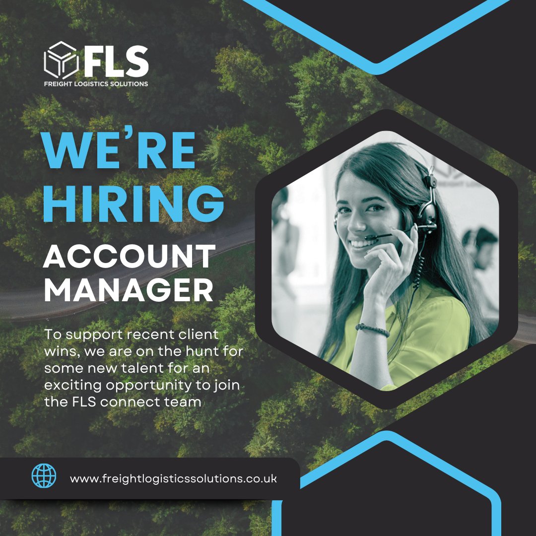 Freight Logistics Solutions (@freight_logic) on Twitter photo FLS are on the hunt for some new talent for an exciting opportunity to join the FLS connect, 4PL team as an Account Manager
If you know a talented someone or this could be you ask them to send a CV to dafydd.rosser@freightlogisticssolutions.co.uk
Full JD >
freightlogisticssolutions.co.uk/vacancies-care… FLS are on the hunt for some new talent for an exciting opportunity to join the FLS connect, 4PL team as an Account Manager
If you know a talented someone or this could be you ask them to send a CV to dafydd.rosser@freightlogisticssolutions.co.uk
Full JD >
freightlogisticssolutions.co.uk/vacancies-care…