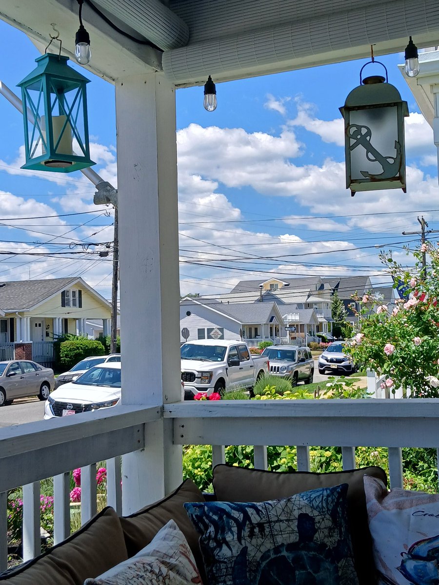Beautiful day from my porch in Belmar NJ!