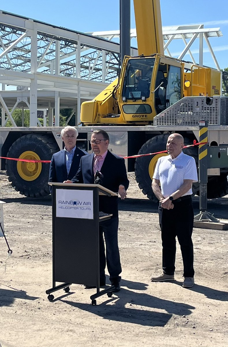 NiagaraUSAChamb's tweet photo. The Niagara USA Chamber is proud to take part in @RainbowAirInc unveiling of their construction project at their new location at 1625 Buffalo Ave Niagara Falls, NY 14303. https://t.co/F1gf5mH6gY