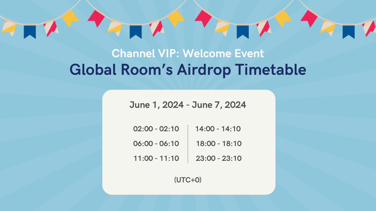 We're dropping the next Airdrop schedule for the Channel VIP Welcome Event! 💥🪂

Claim 170,000 $COS in airdrops and 22,000 $COS in task rewards! 🎁

Join the Official Chat Room now to get airdrops! 

👉channelvip.psee.io/globalroom_twt

medium.com/contentos-io/w…