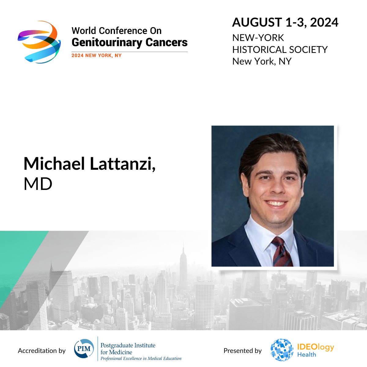 GUconference's tweet photo. We are honored to have Dr. @MikeLattanzi join the #WorldGU24 faculty this August! 🌟 Don't miss out on the chance to learn from and collaborate with the best! 🗽 Explore more here: https://t.co/MKycrRmrHg #GUHealth https://t.co/BUS97C0RUX