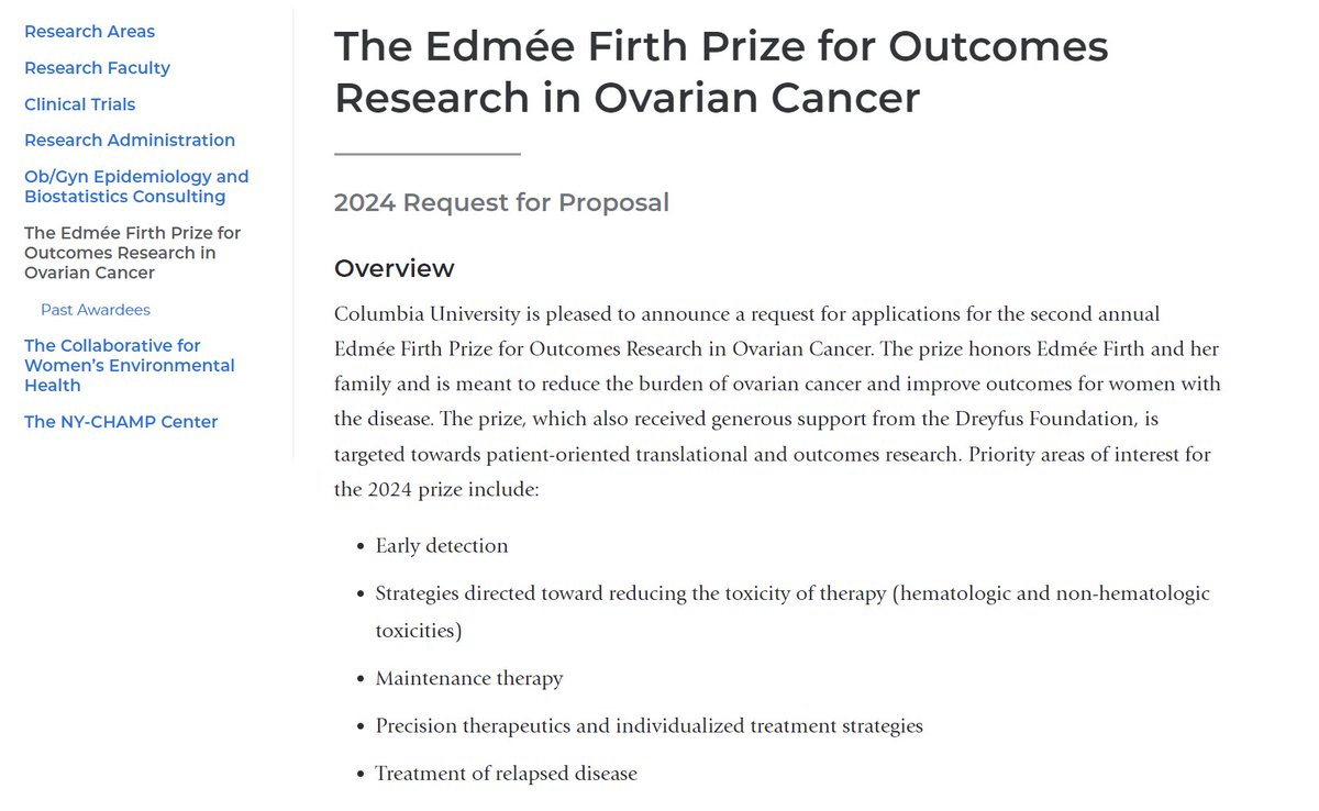 Despina Kontos (@despinakontos) on Twitter photo Excited to have been awarded the 2024 Edmee Firth Prize for Outcomes Research in #OvarianCancer, with amazing colleagues Chief of #GynecologicOncology Dr. Jason Wright and Dr. Elisa Konofagou. On to breaking new frontiers together!
<a href="/columbiaimaging/">Columbia Radiology</a> <a href="/columbiacancer/">Herbert Irving Comprehensive Cancer Center</a> <a href="/ColumbiaPS/">Columbia Vagelos College of Physicians & Surgeons</a> Excited to have been awarded the 2024 Edmee Firth Prize for Outcomes Research in #OvarianCancer, with amazing colleagues Chief of #GynecologicOncology Dr. Jason Wright and Dr. Elisa Konofagou. On to breaking new frontiers together!
<a href="/columbiaimaging/">Columbia Radiology</a> <a href="/columbiacancer/">Herbert Irving Comprehensive Cancer Center</a> <a href="/ColumbiaPS/">Columbia Vagelos College of Physicians & Surgeons</a>