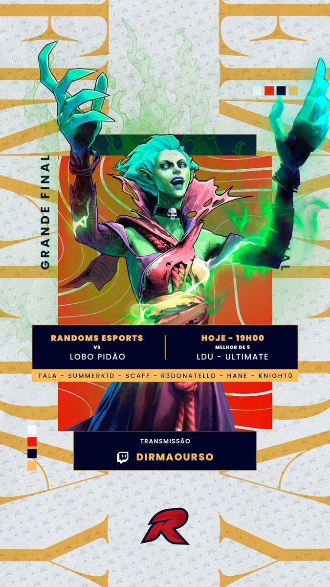 EsportsRandoms's tweet photo. [DOTA 2]

Hoje temos a grande final da LDU - ULTIMATE!

Enfrentaremos novamente a lobo pidão em um confronto de BO5!

#gorandoms https://t.co/KdRqdjGjTL