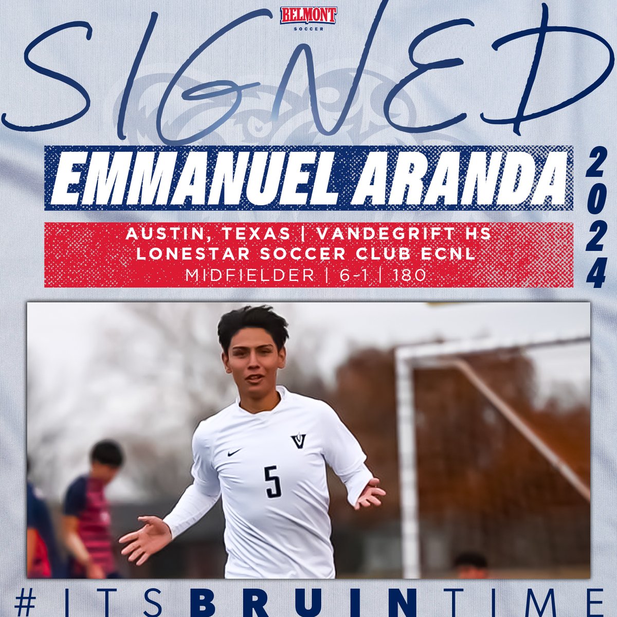 Say hi to our newest addition, <a href="/emmybaranda/">Emmanuel Aranda</a>‼ 👋

𝙒𝙚𝙡𝙘𝙤𝙢𝙚 to the 🎶🎵 𝘊𝘪𝘵𝘺, Emmanuel! 🐻⚽

#ItsBruinTime