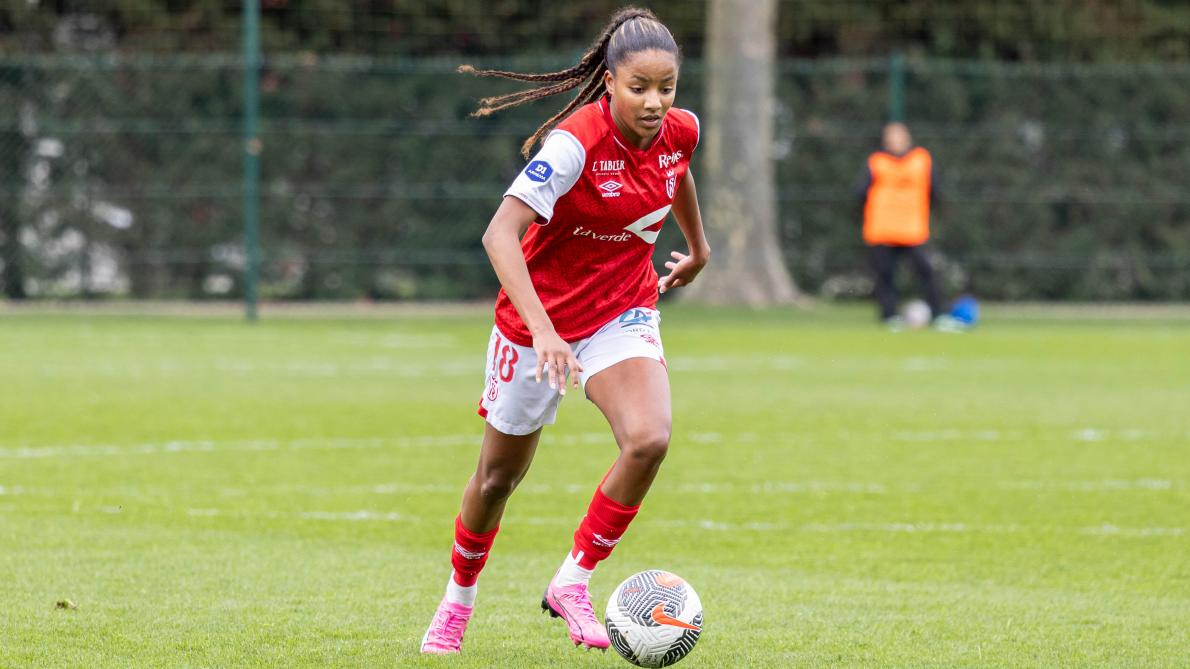 L’attaquante du Stade de Reims Shana Chossenotte buteuse avec l’équipe de France U20 à la Sud Ladies Cup lunion.fr/id606071/artic…