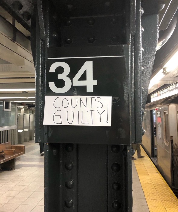 In the NYC Subway today