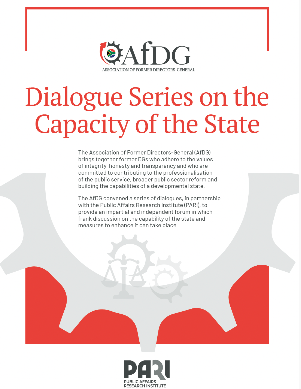 MunicipalNotice's tweet photo. Explore cutting-edge solutions and fresh perspectives shaping public administration! 👩💻
Check out latest report from the AfDG State Capacity Dialogue Series, in collaboration with the Public Affairs Research Institute.
https://t.co/g8wFBIZUgr
#ResearchNotice https://t.co/LAIuF6omjS