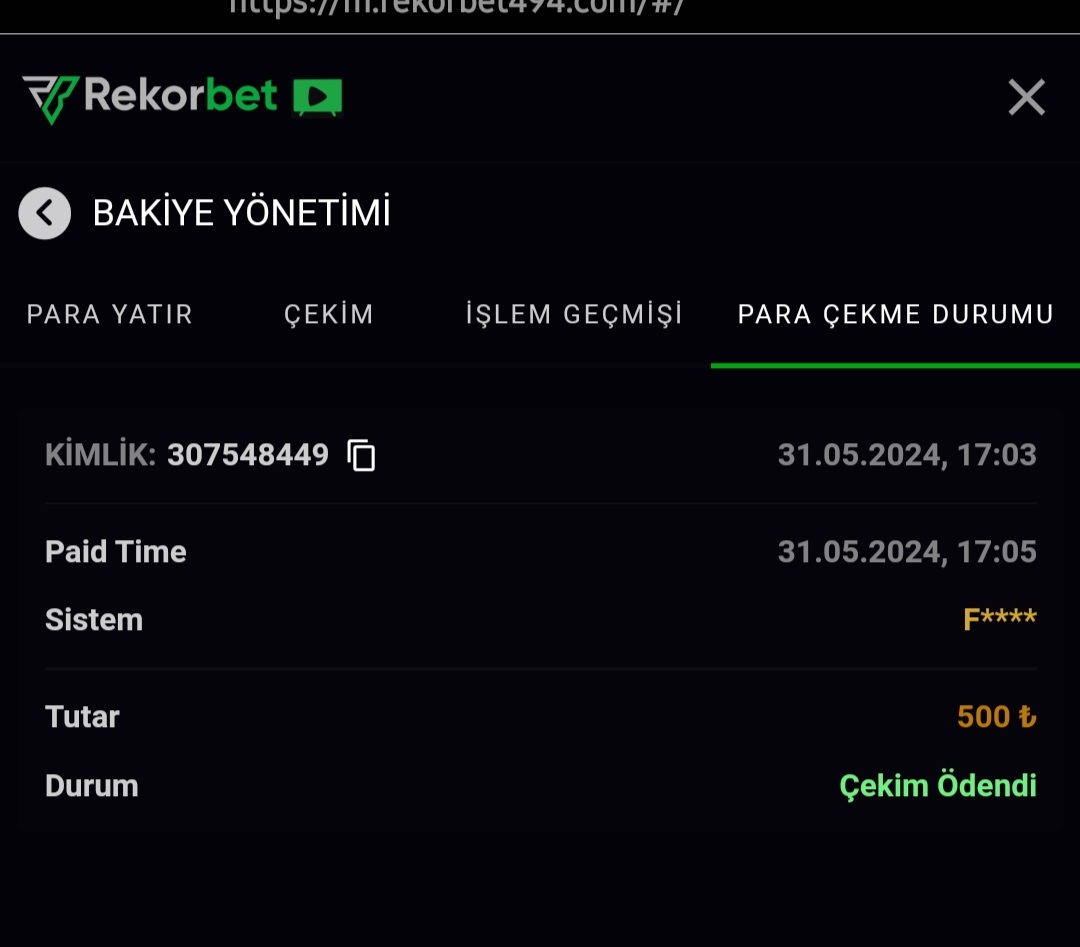 Teşekürler rekorbet 😍