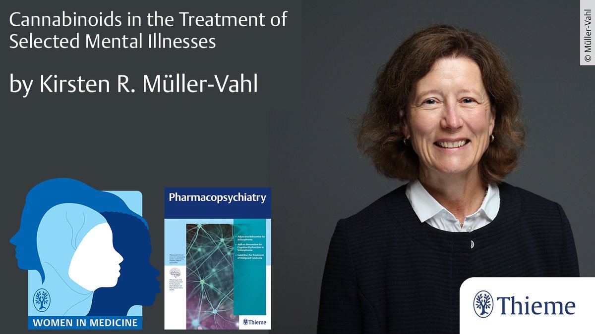 Meet Dr. Kirsten Müller-Vahl who is a Professor of #Psychiatry @MHH_life. She is the Chairwoman of the German Association for Cannabinoid Medicines and the International Alliance for Cannabinoid Medicines.

Read her article at bit.ly/3UX8idw

#WomenInMedicine