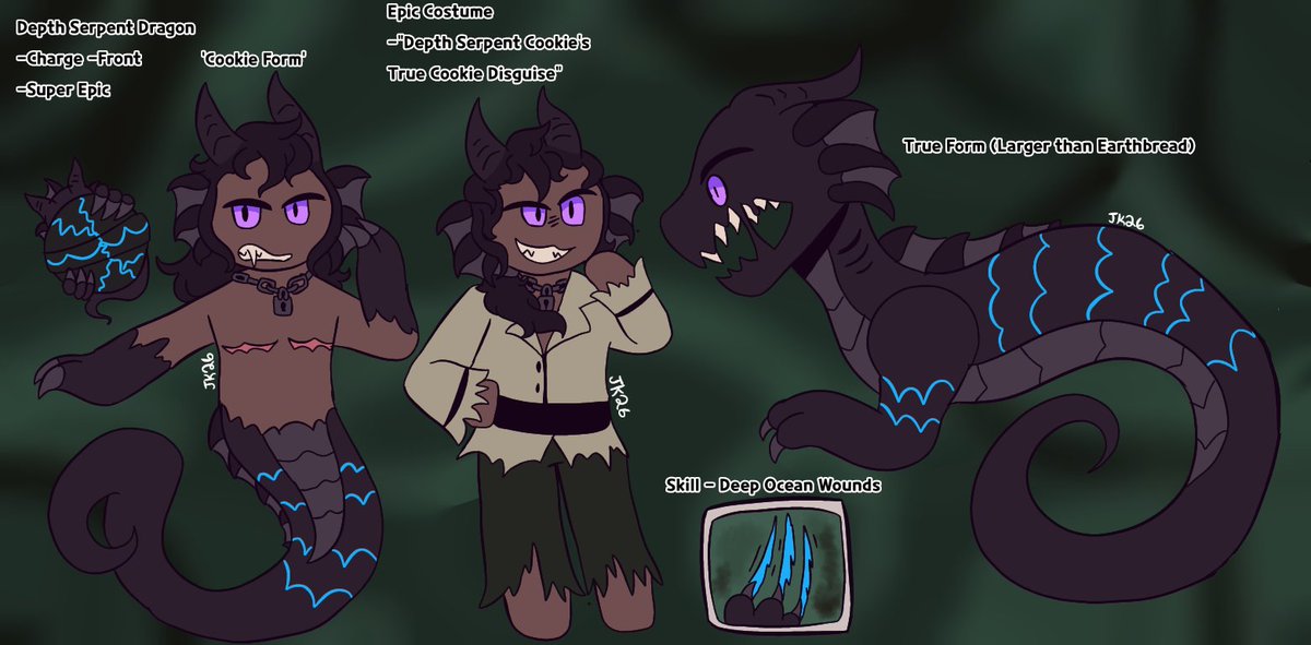 MatterlixMania's tweet photo. @magnolianvoid I have many, actually, but i'll share these 4 (Not drew by me, but they are my OCs)
Black Sapote, Depth Serpent Cookie, Red Carnation (it is the left one) and True Choco Darkness/Pure Choco Cookie
All drew by _.mourningbutterflies._ (Discord username) https://t.co/uliMpeWeQX