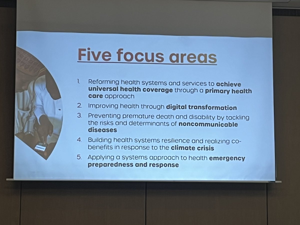 @AllianceHPSR @MartenRobert Here are the 3️⃣ big shifts, the 5️⃣ focus areas, and the 3️⃣ functions He discusses the importance of “climate resilient health systems,” which Japan has made a commitment towards 3/n