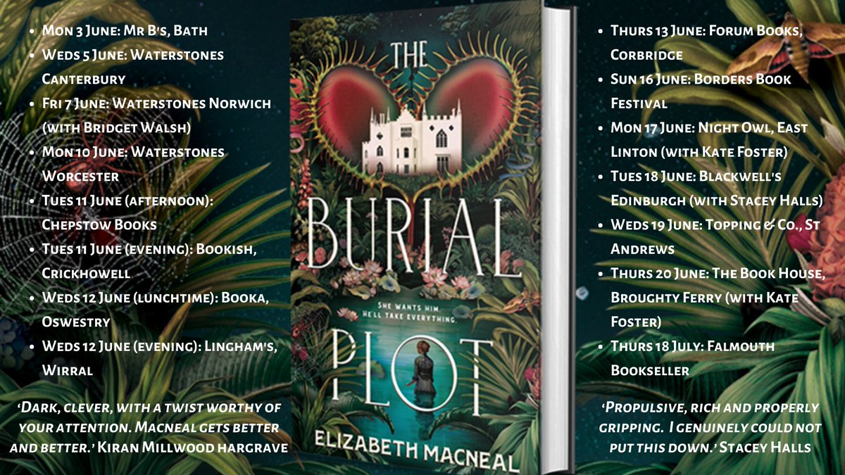 This eye-popping beauty - as marvellous without as within &amp; available in various 😍 exclusive editions - is out next week! The amazing <a href="/esmacneal/">Elizabeth Macneal</a> will be zig-zagging GB for a host of brilliant events; make sure you don't miss out. #TheBurialPlot 🖤