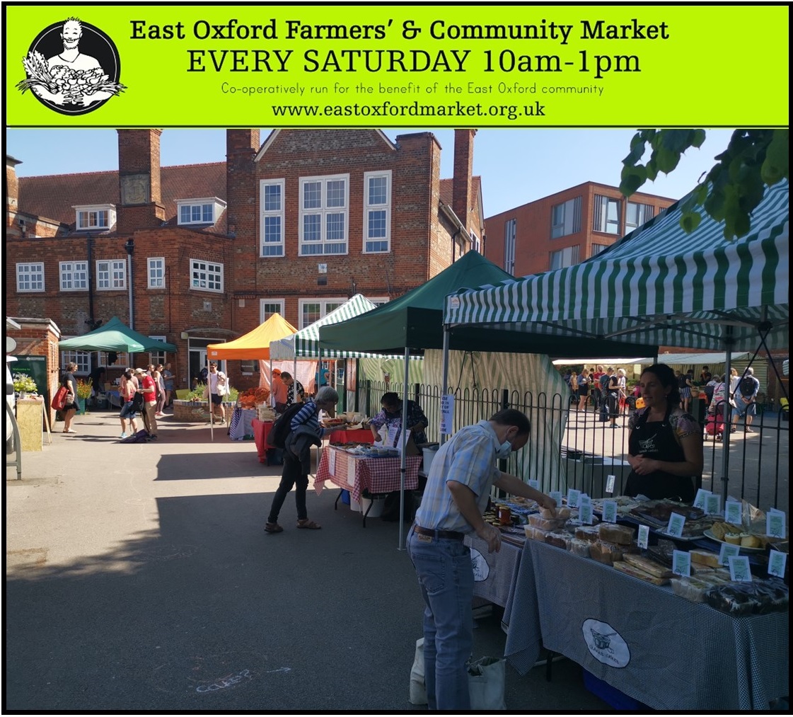 See you at the market TODAY: veg, fruit inc fresh strawberries, bread, pastries, flour, eggs, dairy, meat, chicken, honey, olive oil, cheese, apple juice, teas

PLUS local flowers, cards &amp; prints by local artists, books

PLUS A POP-UP INDIAN STREET FOOD CAFE!

Open 10am - 1pm