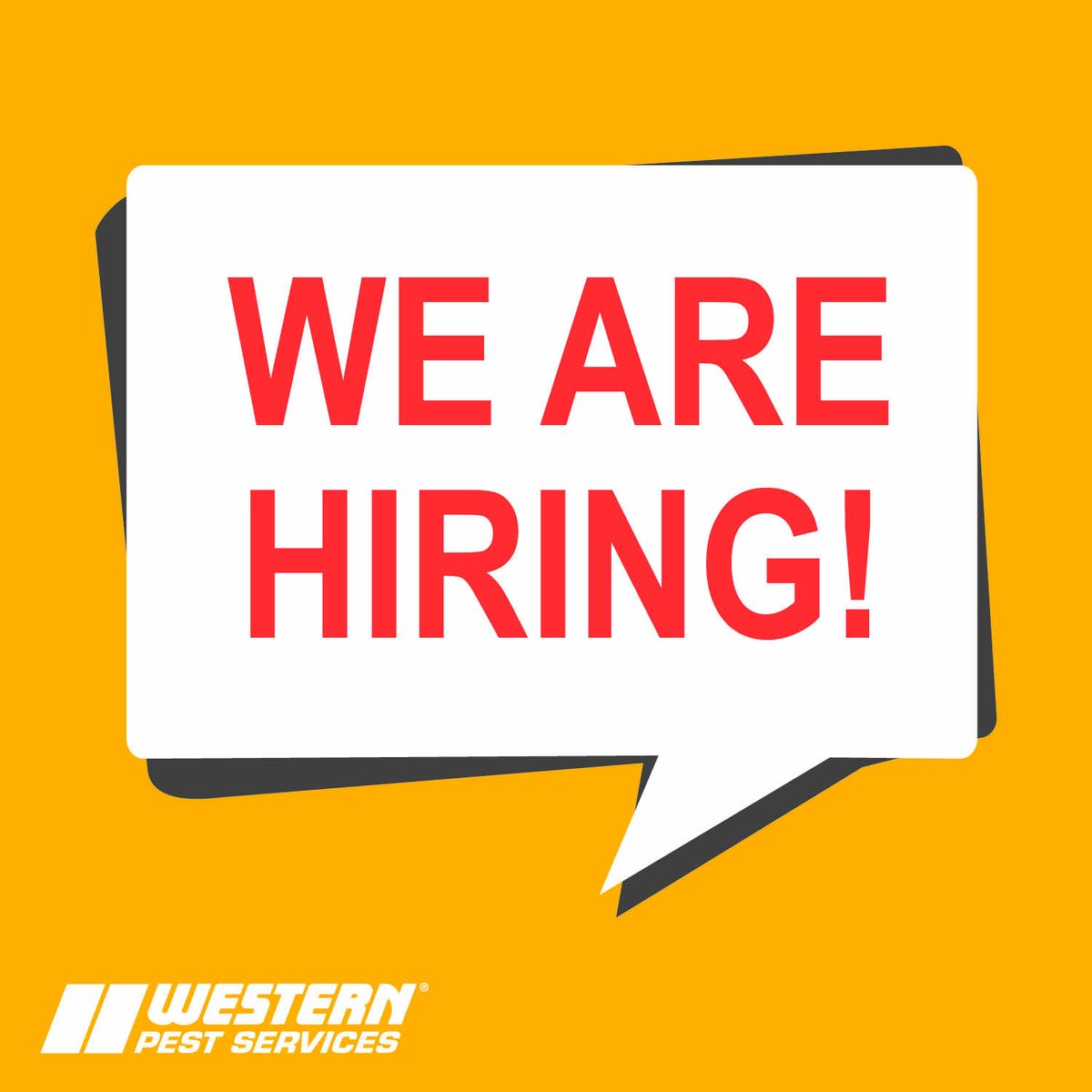 Why should you apply for a job at Western? We value our people, prioritize safety, and ensure high quality service. If these values align with yours, apply today! #values #LifeatWestern #pestmanagement bit.ly/3tW71tm