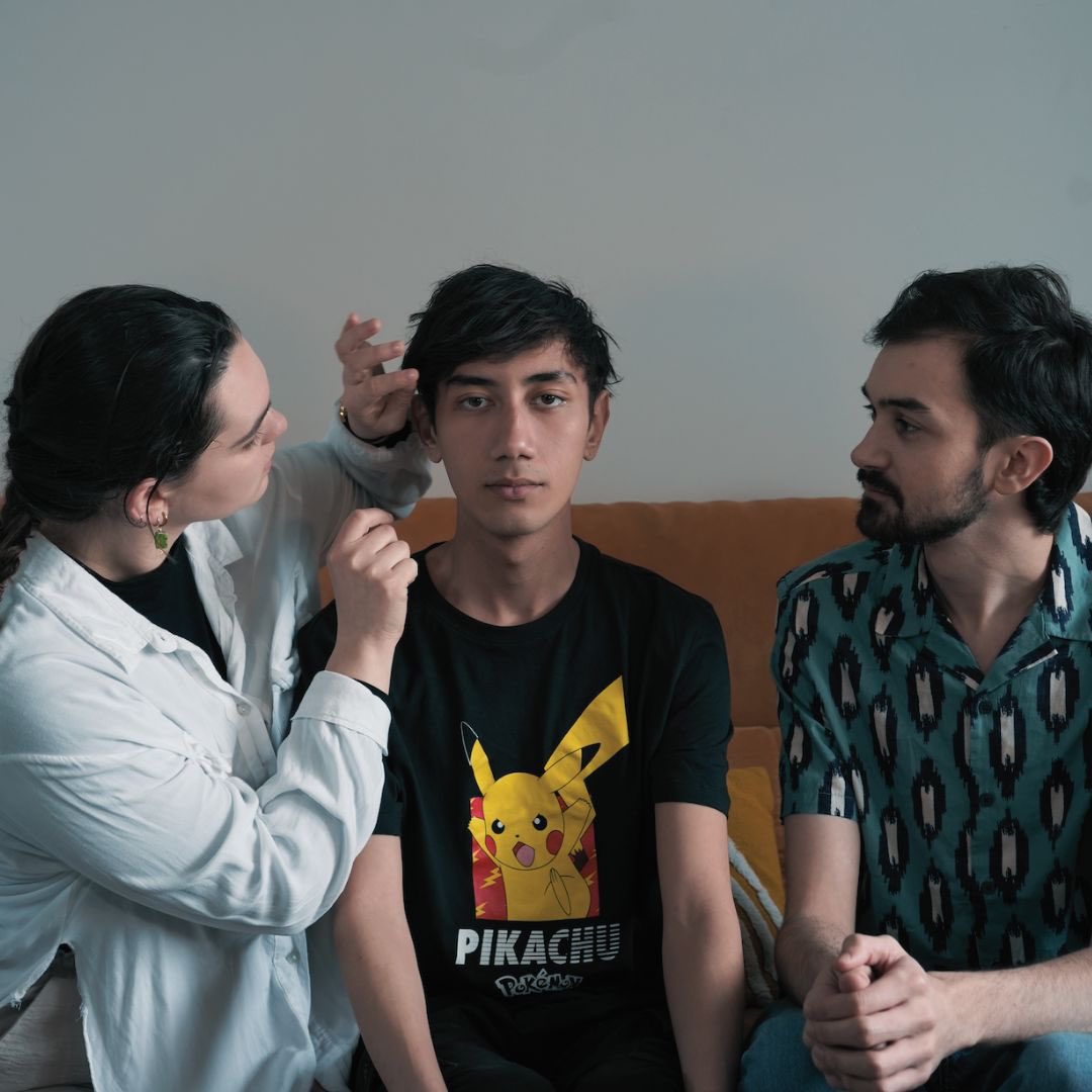 Introducing the cast of Mishu’s The Kearns, premiering as part of Our Double Bill at Wandsworth Fringe. 

Clare Harbin, Stan Oates &amp; Theo Marceau