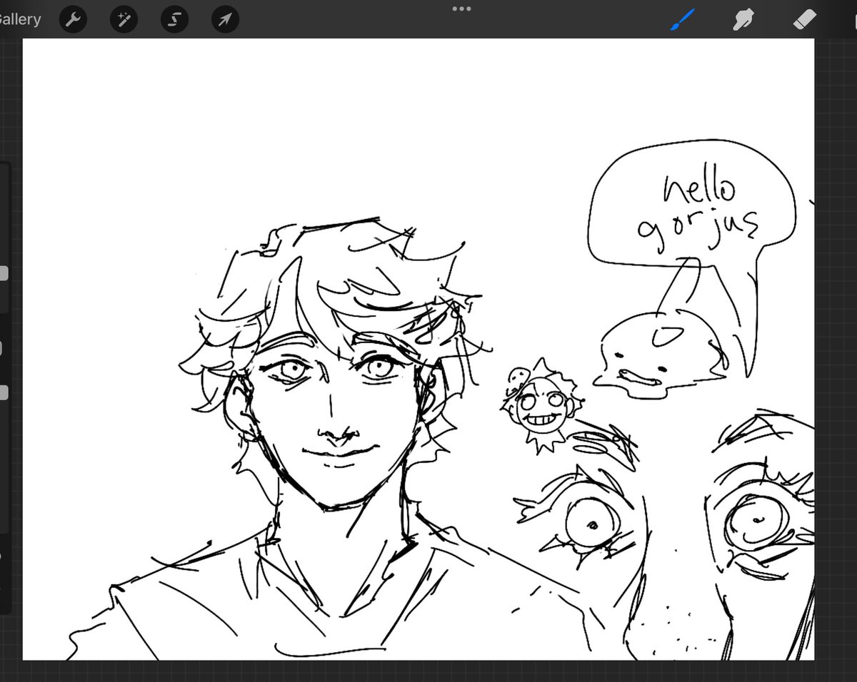 bananabel_split's tweet image. How to draw recognizable faces anime artstyle no freeways #slimeciclefanart