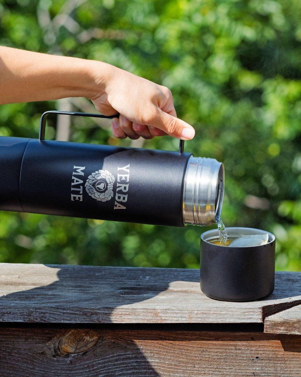 The perfect summer collab doesn’t exi —  

...Something new is hitting the Guayaki store! We partnered with @miir to create a limited edition set to fuel all your outdoor adventures this season 👏
 
Includes.... 
🌲 Exclusive MiiR x Guayaki thermos with two detachable mugs –