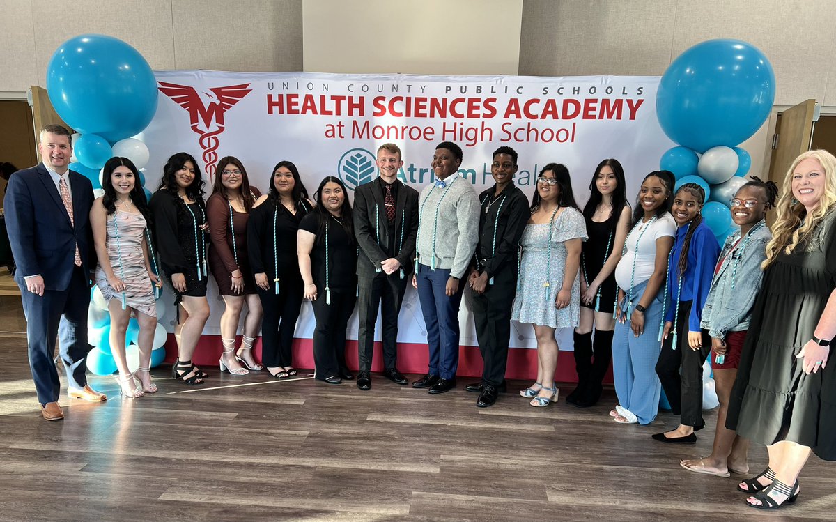Andrew G. Houlihan (@aghoulihan) on Twitter photo In 2017, in partnership w/<a href="/AtriumHealth/">Atrium Health</a>, <a href="/UCPSNC/">Union County Public Schools</a> cast a vision to create a college/career pathway for students <a href="/MonroeHSNC/">Monroe High School (NC)</a> <a href="/HSAMonroeMiddle/">HSA at Monroe Middle School</a> <a href="/EastESNC/">East Elementary School</a> <a href="/WalterBickettES/">Walter Bickett Elementary School</a>. Seeing this vision become a reality, as we graduate the first class of students 7 years later, is unreal! ๐๐ฏ๐ In 2017, in partnership w/<a href="/AtriumHealth/">Atrium Health</a>, <a href="/UCPSNC/">Union County Public Schools</a> cast a vision to create a college/career pathway for students <a href="/MonroeHSNC/">Monroe High School (NC)</a> <a href="/HSAMonroeMiddle/">HSA at Monroe Middle School</a> <a href="/EastESNC/">East Elementary School</a> <a href="/WalterBickettES/">Walter Bickett Elementary School</a>. Seeing this vision become a reality, as we graduate the first class of students 7 years later, is unreal! ๐๐ฏ๐