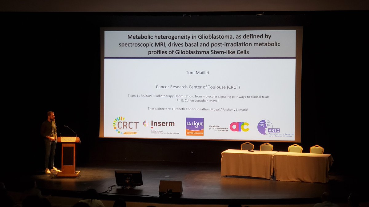 Very nice talk by @TomMaillet_Rsch at the 5th  @SUNRiSE_cancer congress in Ajaccio. Sunny weather, beautiful city & great scientific talks! Quite happy to be here with @Moyal_lab