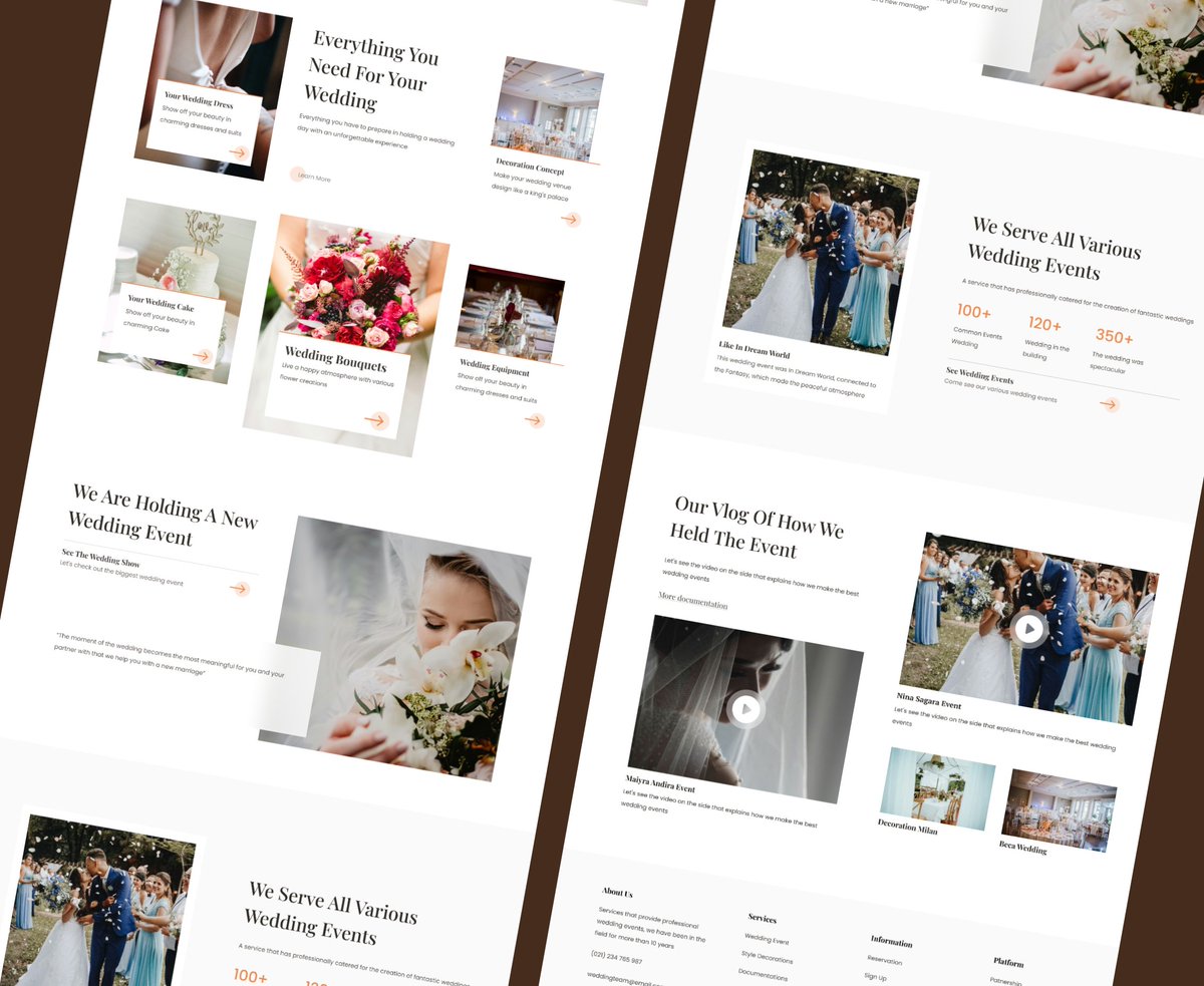 Good designs take time

Day 17: Page for a Wedding Planning or Event Management Service

#uxfoundry #30daysdesignchallenge #uxdesign #uidesign #productdesign #uiuxdesign Figma