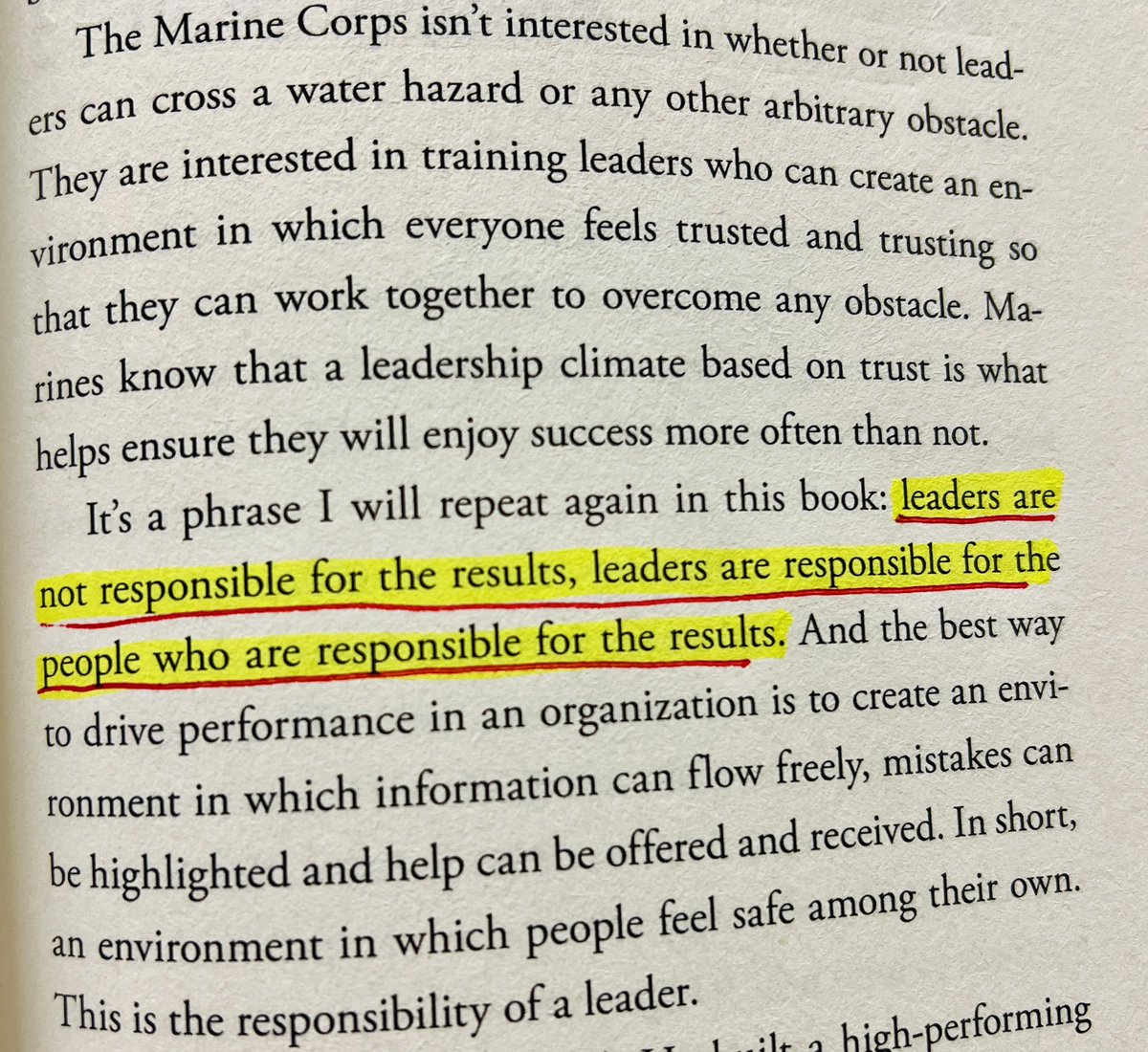 sirkim05's tweet image. “Leaders are not responsible for the results, leaders are responsible for the people who are responsible for the results.” -Sinek- #TheInfiniteGame