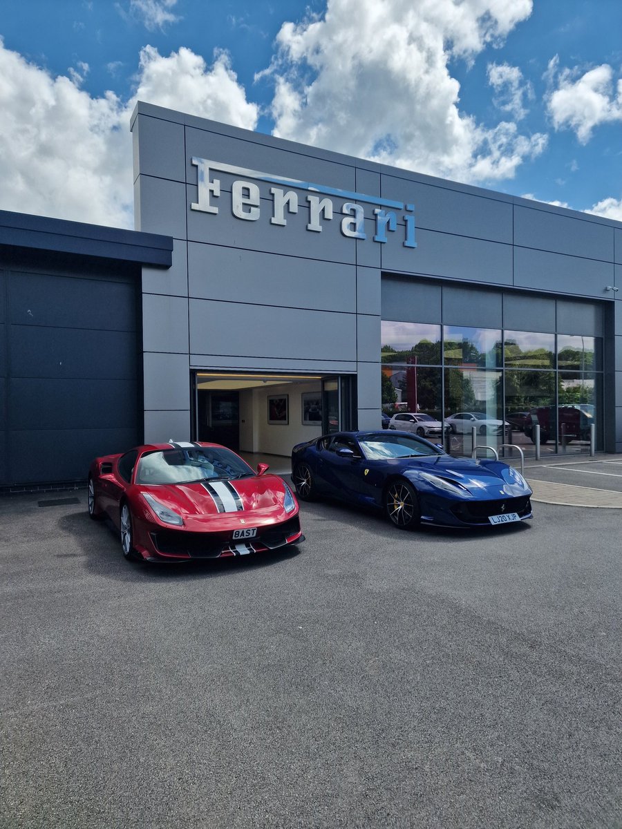 The ultimate two car garage?... 👀

Congratulations to the new owner of this magnificent #Ferrari812Superfast 🔥🙌. We must say, this fits perfectly alongside his recently collected #Ferrari488Pista 👀👌.

#Ferrari #CarrsFerrari