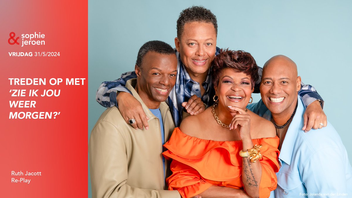 Vanavond treden Ruth Jacott en Re-Play bij ons op met misschien wel dé nieuwe zomerhit van 2024: ‘Zie Ik Jou Weer Morgen?’ #SophieEnJeroen
