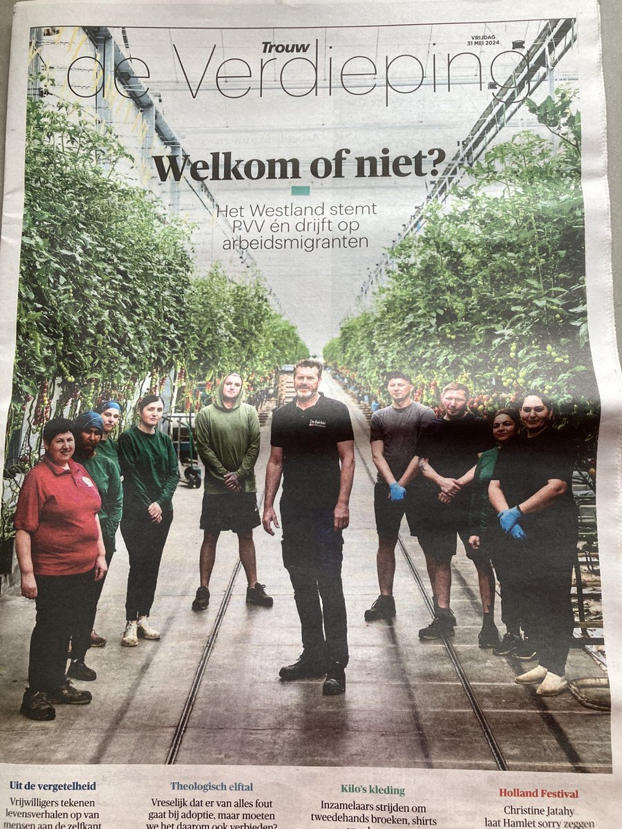 RelapsedFag's tweet image. Fascinerend nietwaar? Het Westland stemt op PVV (33%) en drijft ondertussen op arbeidsmigranten. Over dubbele moraal gesproken.