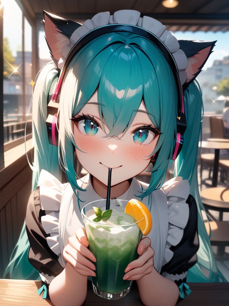 onizero_ai's tweet photo. 「マスターも飲む？」 https://t.co/SvKnxgjtL6