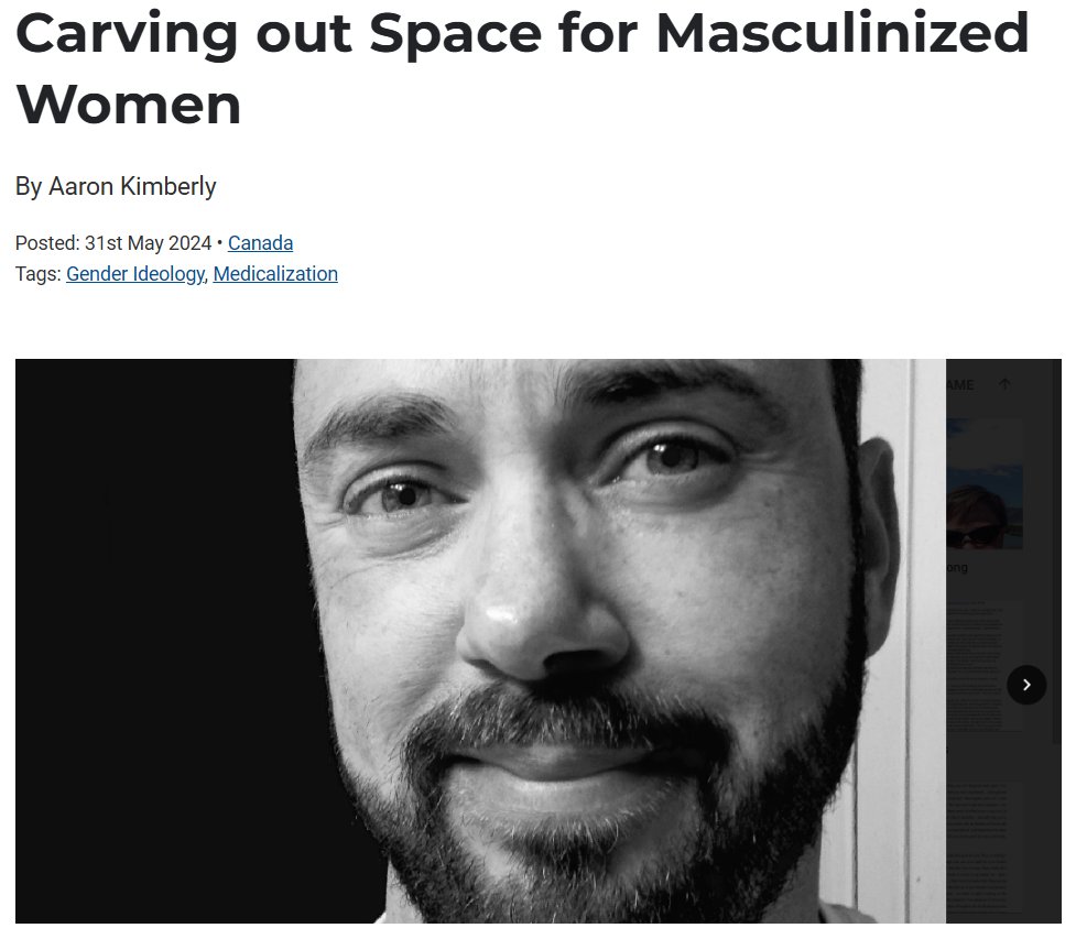 NEW on Genspect: @Aaron_GDAC discusses the irreversible effects of testosterone and how society will need to accept that some butch lesbians, who have taken hormones, will retain a more masculine appearance than others...but they are still all female. genspect.org/carving-out-sp…