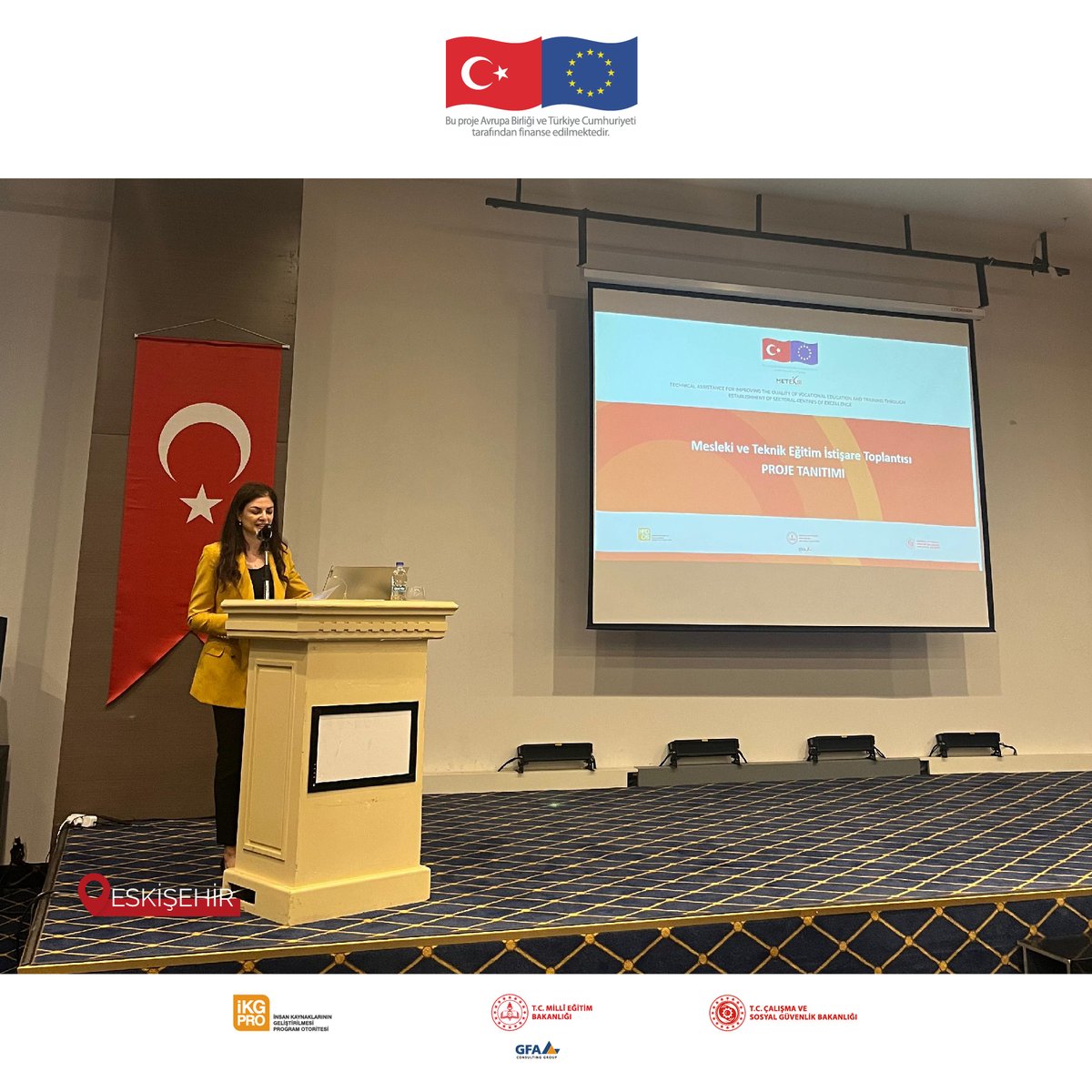 metekprojesi's tweet photo. Projemiz kapsamında, ‘‘Mesleki ve Teknik Eğitim Bilgilendirme ve İstişare Toplantısı’’ 27 Mayıs tarihinde Sivas’ta, 28 Mayıs tarihinde Eskişehir’de düzenlenmiştir.
#METEKProjesi https://t.co/fT1niCu2q0