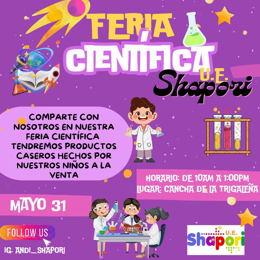Éxitos a todos los chicos y personal docente del Colegio Shapori en sus Jornadas Científicas que están celebrando el día de hoy en nuestras instalaciones deportivas de #LaTrigaleña