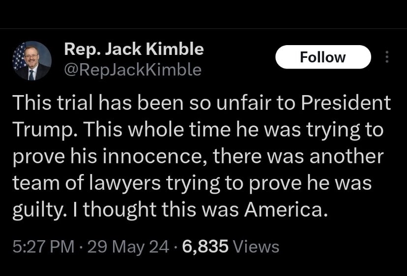 JCPurpleARMY's tweet photo. Wow. It’s almost as if that’s the way a trial works. Who knew? 😒🙄 https://t.co/3aVIozPyoZ