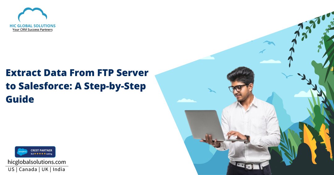 Learn how to import the data from the FTP server to Salesforce for a secure and structured transfer. Explore now! bit.ly/3yqnXHC @salesforce #FTP #Server #remote #services #support #custom #options #API #projects #knowledge #implementation #upload #hosting #apps