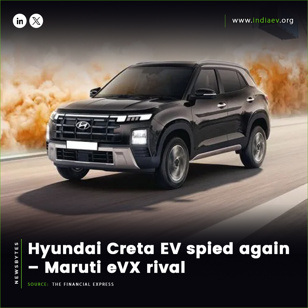 Hyundai Creta EV will likely enter into the production phase at the end of 2024. The electric SUV will likely offer a range of up to 500 km on a single charge
Read more at: gaadiwaadi.com/hyundai-creta-…

#HyundaiCretaEV #ElectricVehicles #GreenTechnology #IndiaEVShow #EntrepreneurIndia