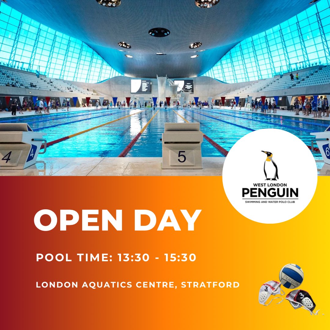 Come down to the London Aquatics Centre tomorrow (1st June) for a water polo taster session 🤽‍♂️🤽‍♀️. Sign up here: everyoneactive.com/news/london-aq…

All ages and abilities welcome. From 11am we will have a stand where we can answer any questions you might have. @londonaquaticcentre