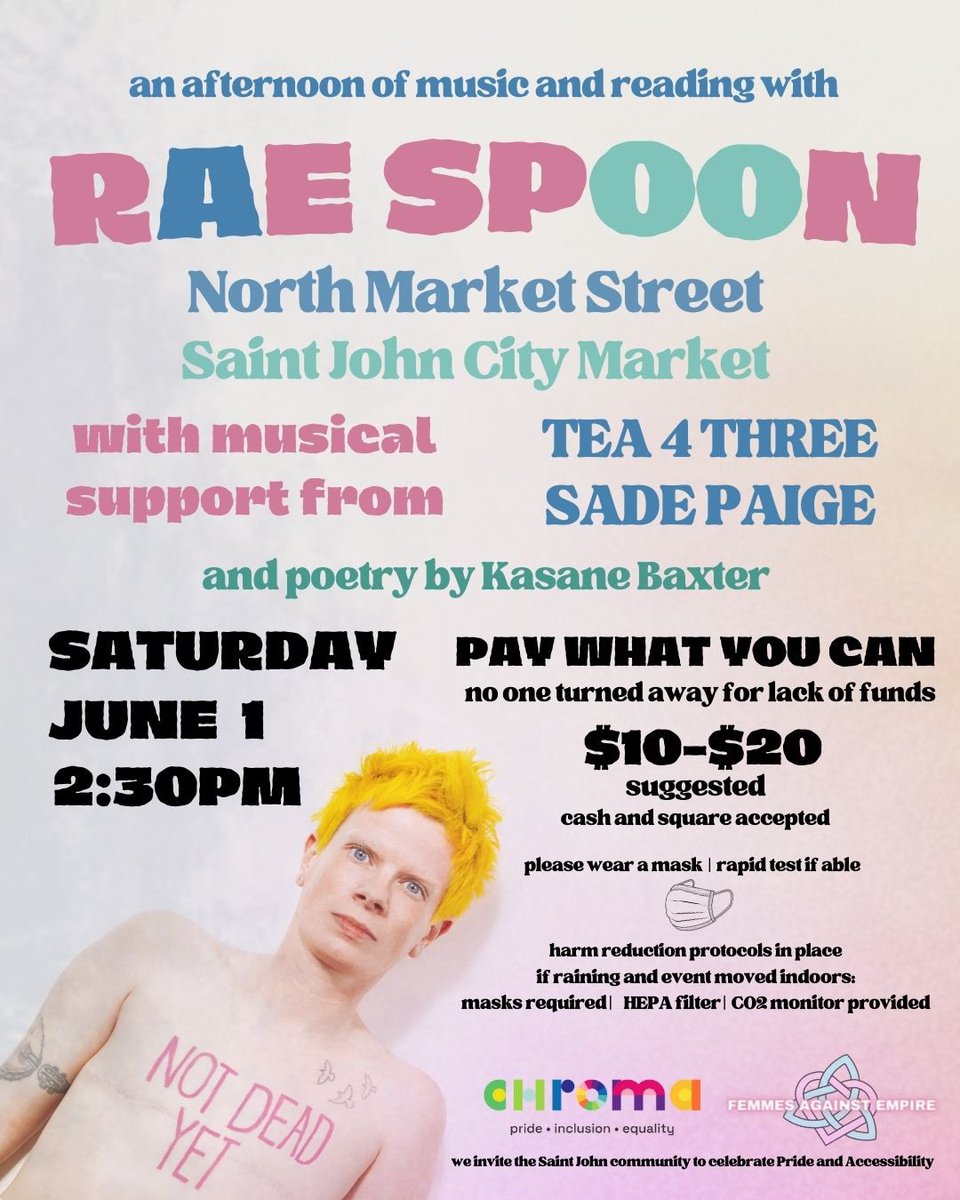 Rae Spoon (@raespoon) on Twitter photo Tomorrow Tomorrow