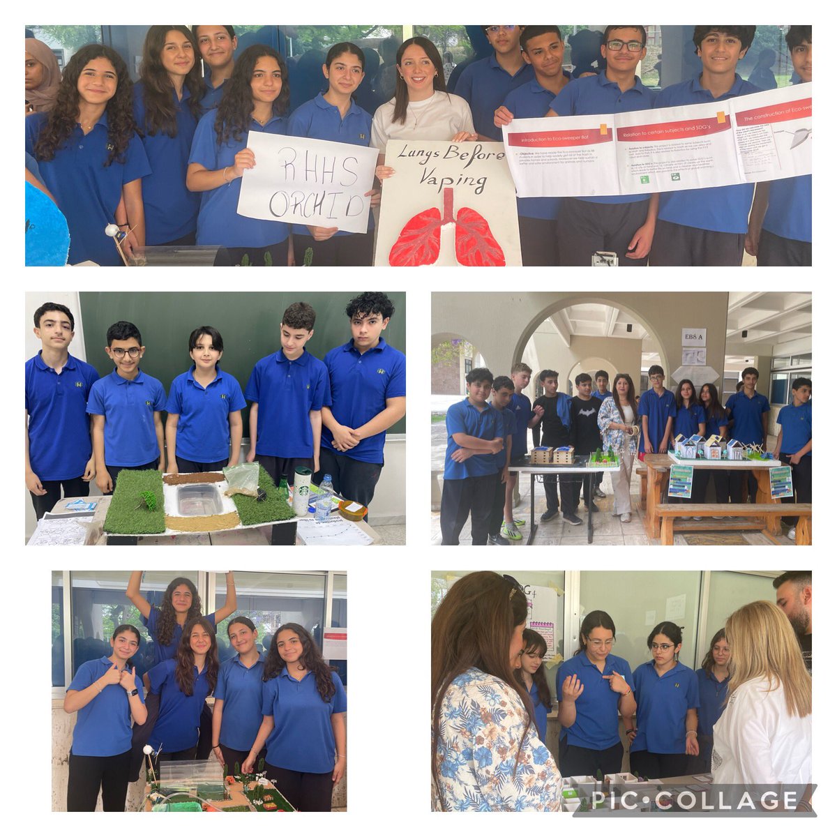 RHHS_MathDept's tweet photo. Grade 8 students at RHHS proved that mathematics is not just about numbers. Through their innovative projects, they integrated various subjects with mathematics to address real life challenges.@RHHSInterD @RHHS_Saida https://t.co/wKWaQFRbnL