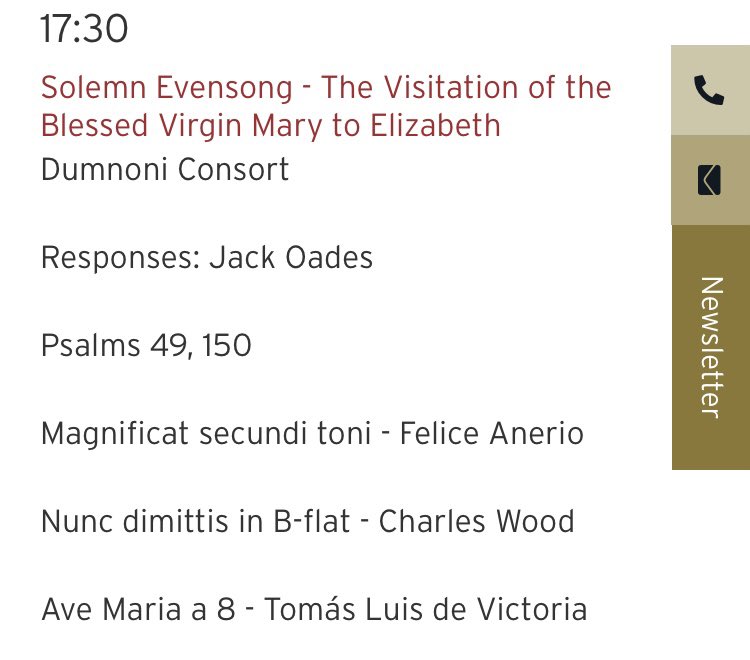 OadesJack's tweet photo. Special birthday treat for me - hearing the @DumnoniiConsort (dir. @MatthewAJeffrey) singing evensong at @ExeterCathedral this evening, including my Preces &amp; Responses! 

They’re a fantastic choir, so if you’re in the area, drop in at 5:30pm https://t.co/A0vpzmJ4C5