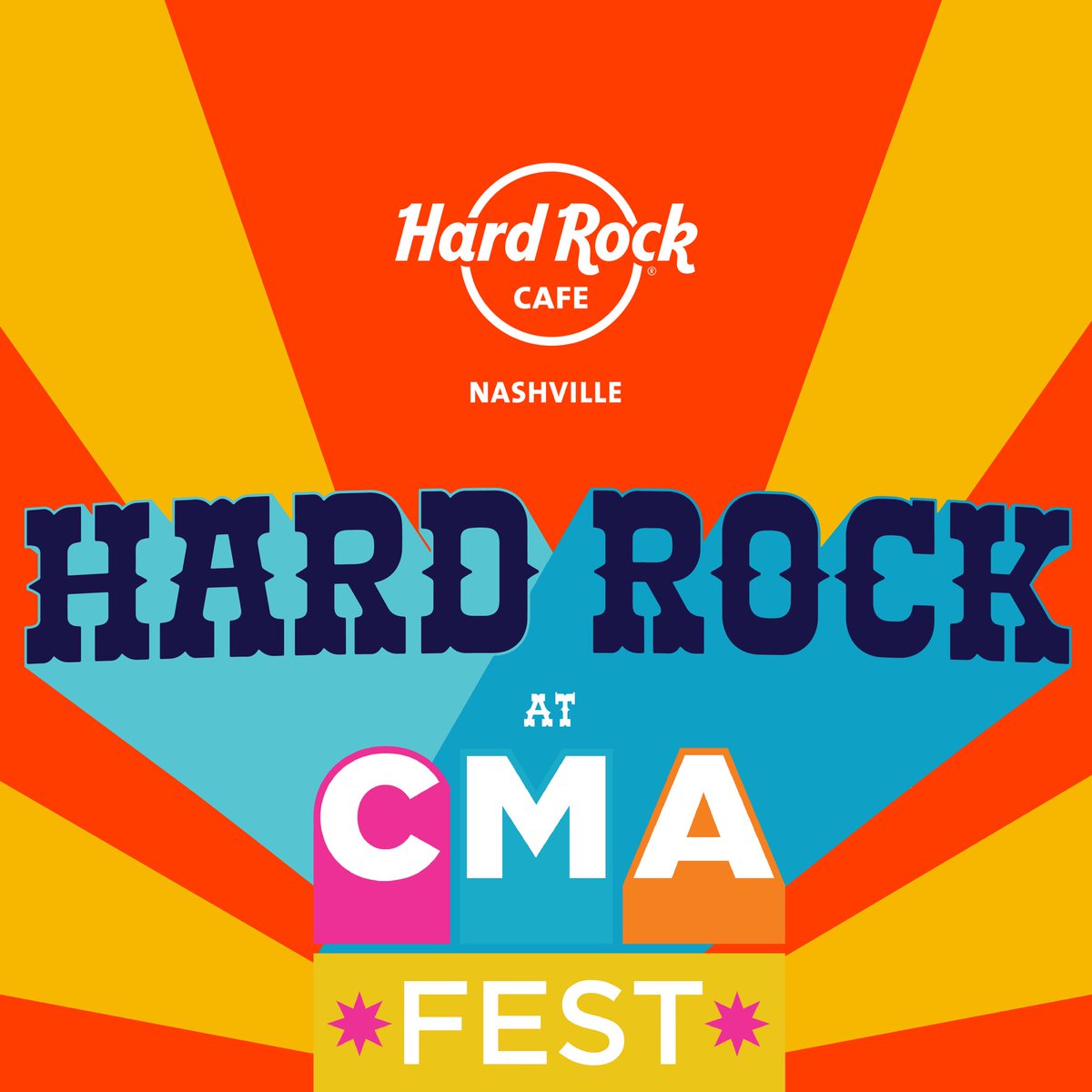 Get ready, CMA fans! The Hard Rock Stage is back for CMA Fest, rockin' Nashville June 6th - 9th with live music ALL DAY & NIGHT! Fuel your fandom with legendary food, drinks and an epic lineup! #CMAfest #HardRockCafe